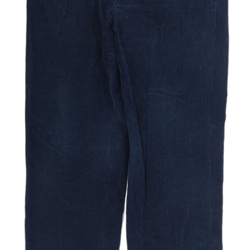 Marks & Spencer Mens Blue Corduroy Trousers Size W36/L33