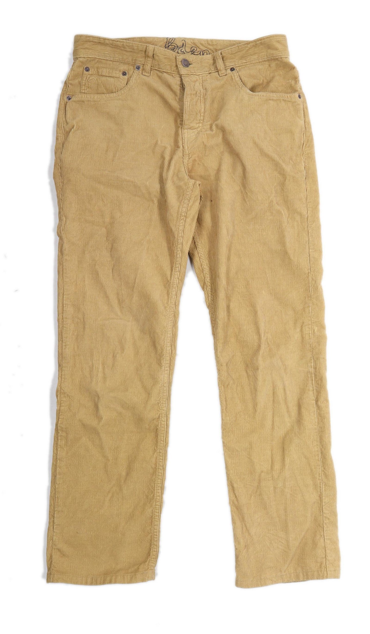 Boden Mens Beige Corduroy Blend Trousers Size W32/L28