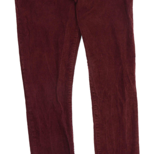 Gap Mens Burgundy Corduroy Trousers Size W32/L32