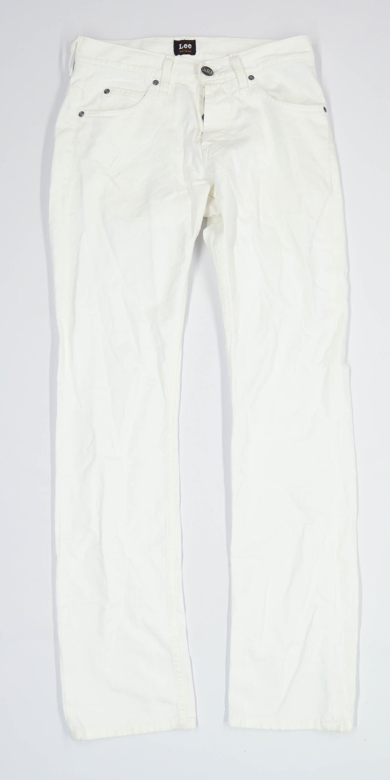Lee Jeans Mens White Denim Trousers Size W28/L31