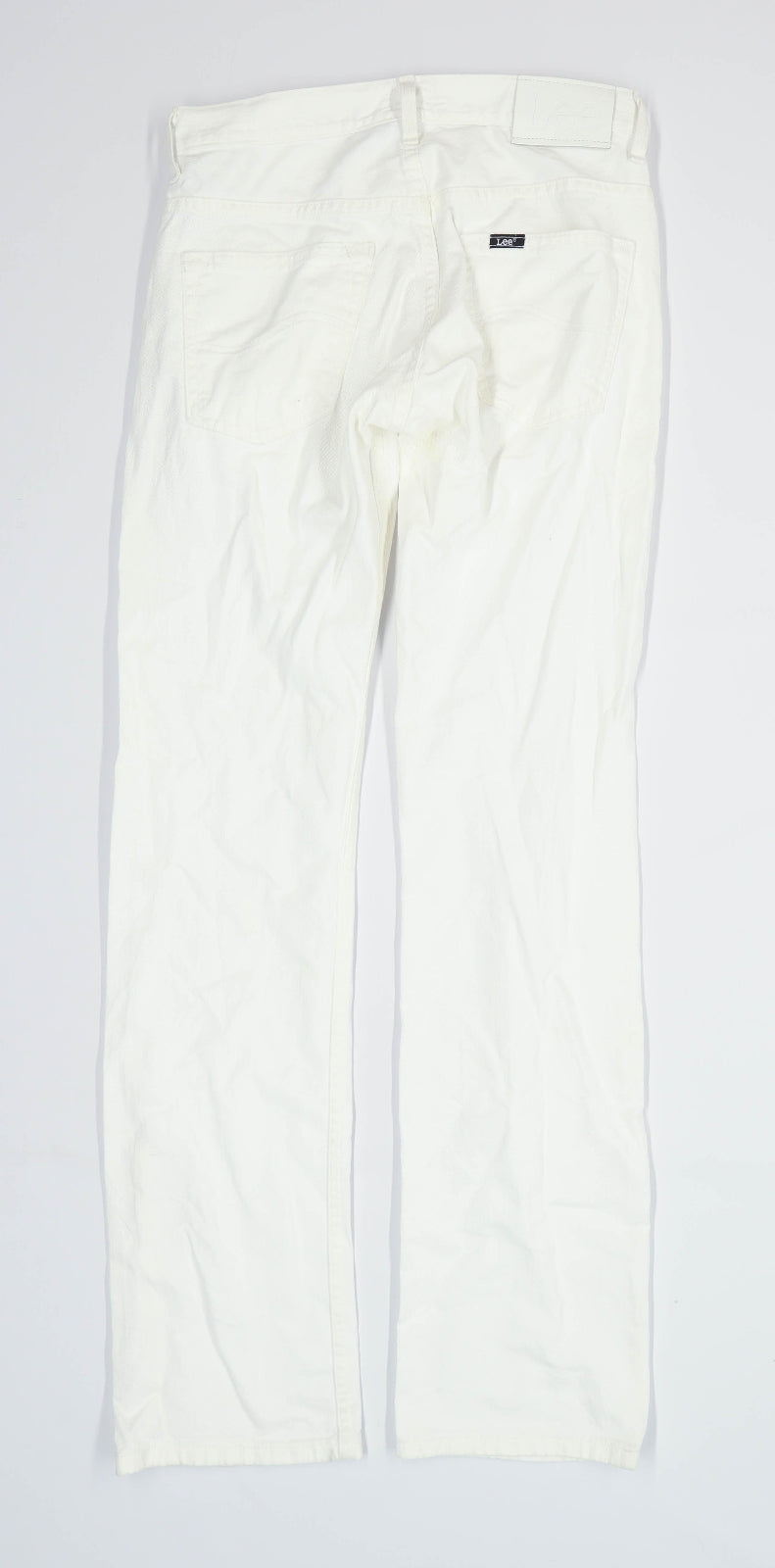 Lee Jeans Mens White Denim Trousers Size W28/L31