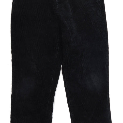 Marks & Spencer Mens Black Corduroy Trousers Size W32/L29
