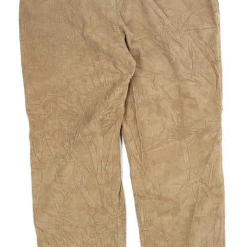 Ultimo Mens Brown Corduroy Trousers Size W36/L28