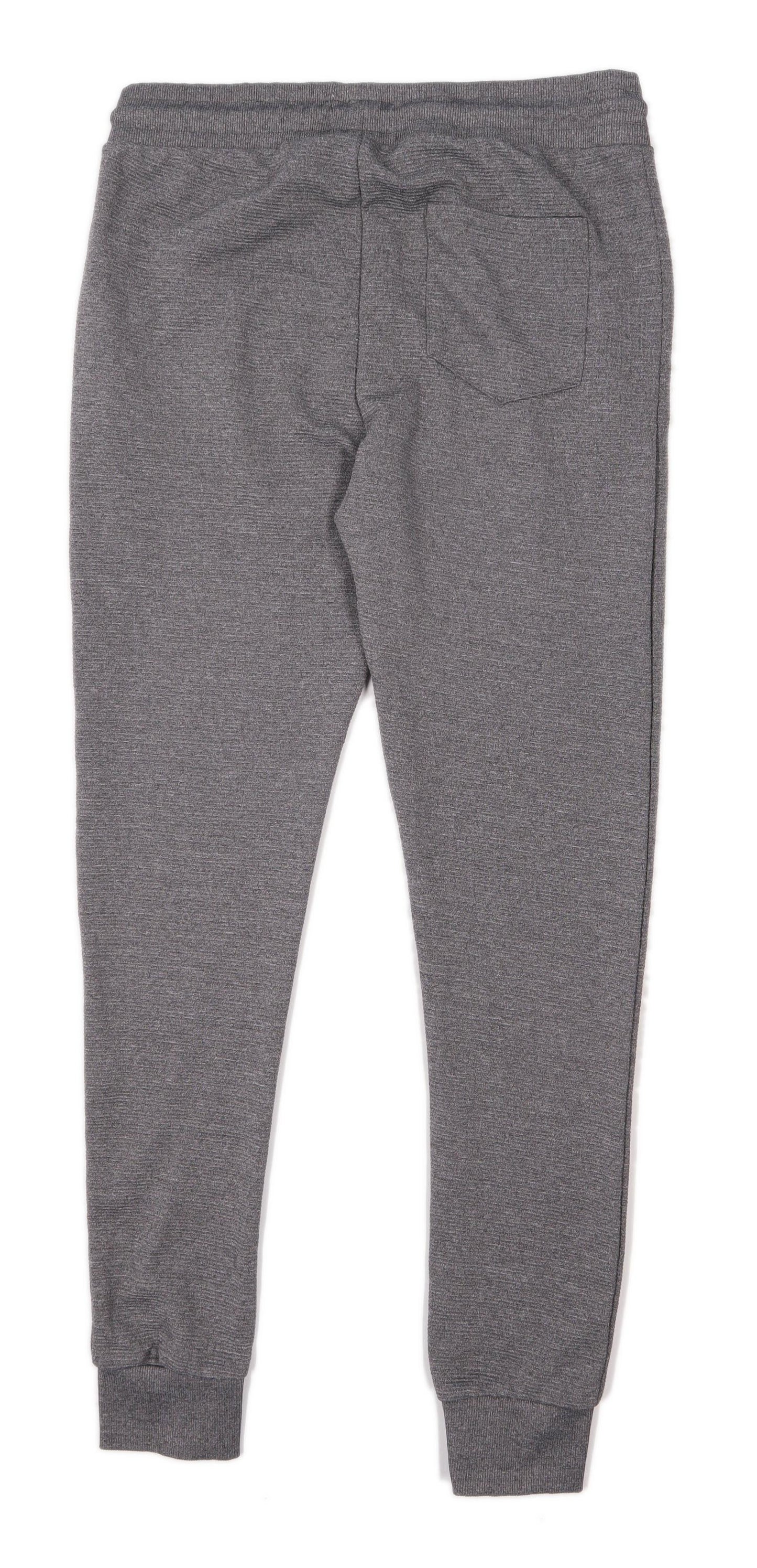 Primark Mens Grey Tracksuit Bottoms Size W32/L29