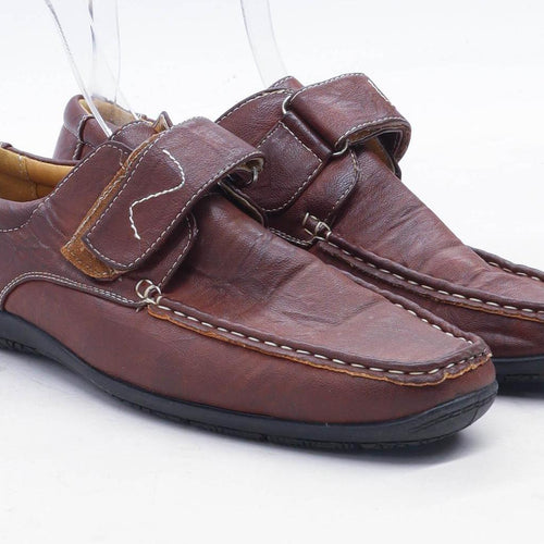 Brickers Mens UK Size 8 Brown Formal Shoes