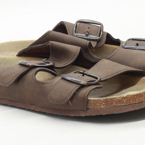 Primark Mens UK Size 7 Brown Sandals