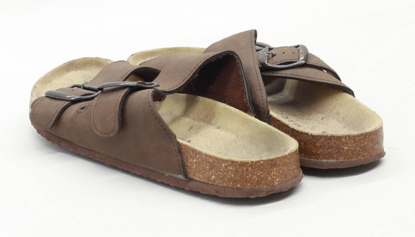 Primark Mens UK Size 7 Brown Sandals