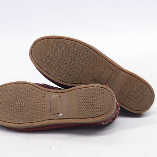 Jim Boomba Mens EU Size 39 Brown Boat Leather Casual Shoes