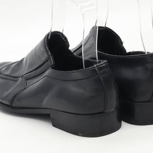 Marco Giovani Mens EU Size 42 Black Leather Formal Shoes