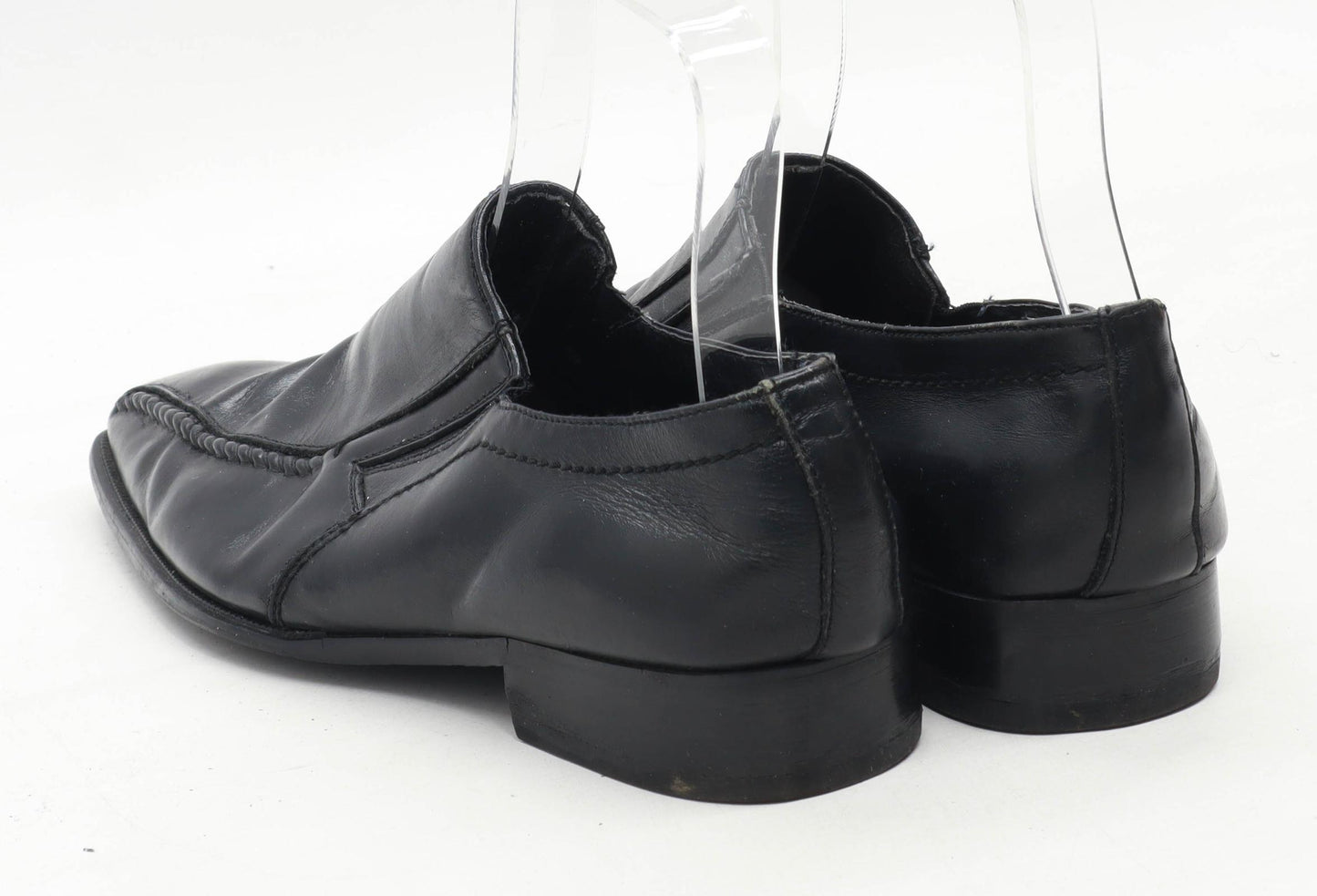 Marco Giovani Mens EU Size 42 Black Leather Formal Shoes