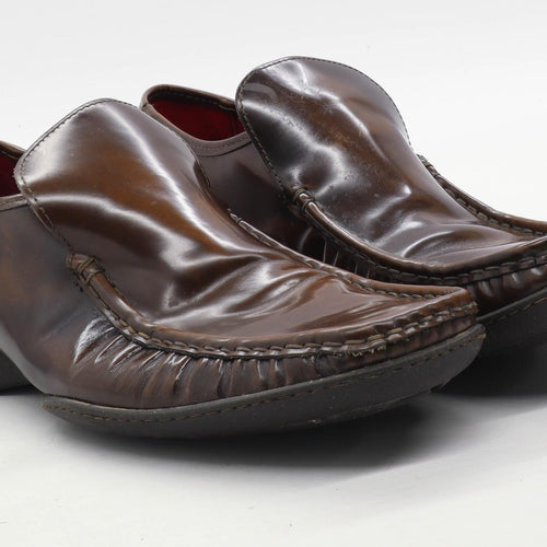 Tom Wolfe Mens UK Size 11 Brown Formal Shoes