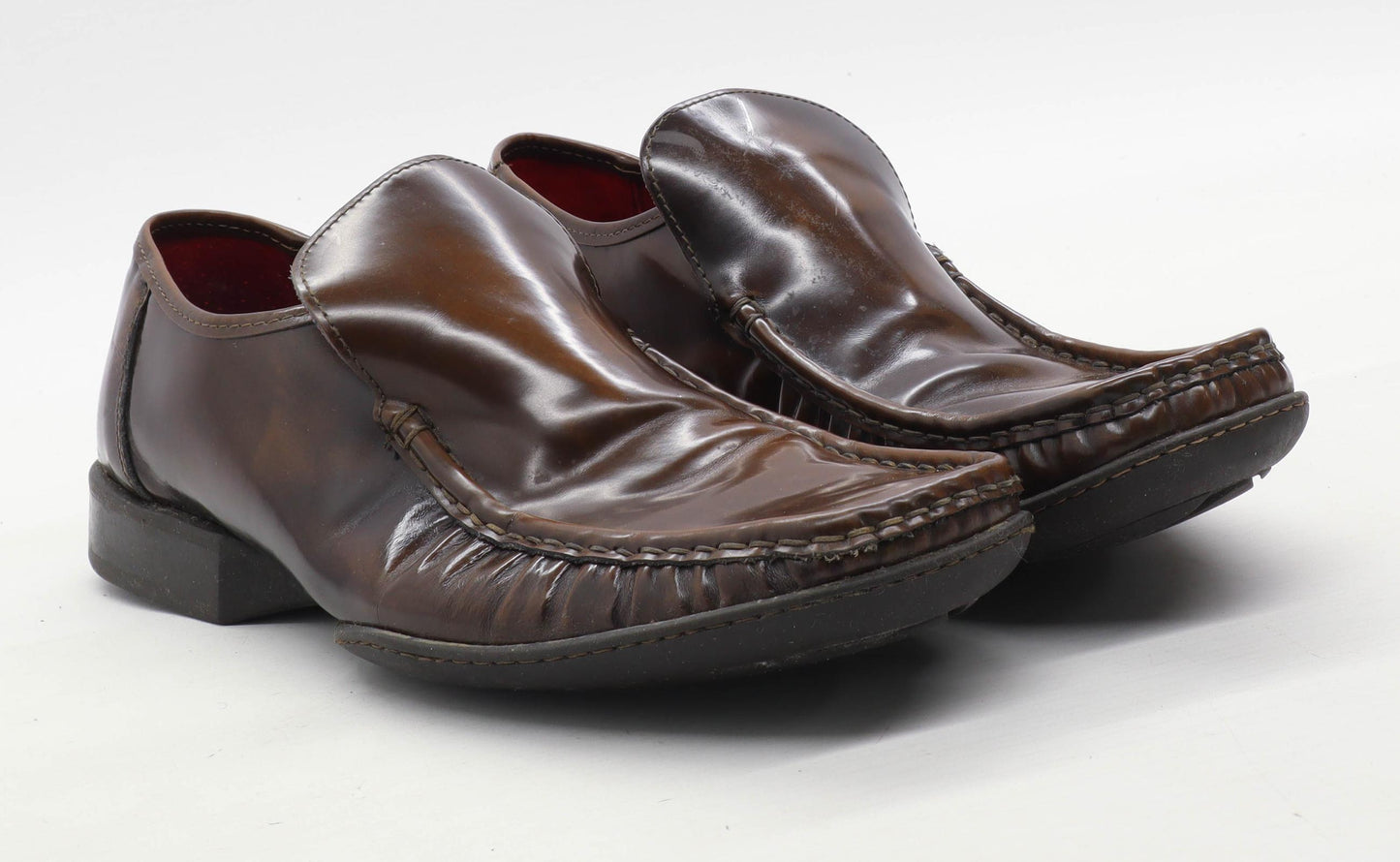 Tom Wolfe Mens UK Size 11 Brown Formal Shoes