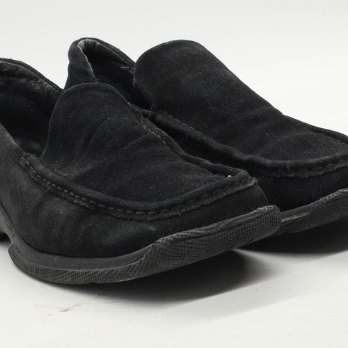 Louis Gianni Mens UK Size 9 Black Suede Casual Shoes