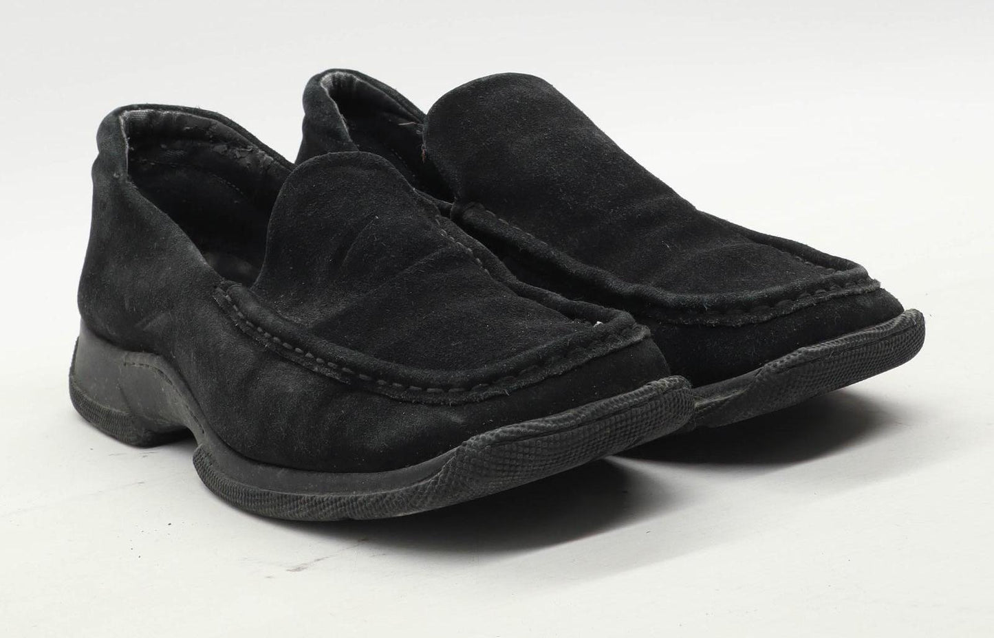 Louis Gianni Mens UK Size 9 Black Suede Casual Shoes