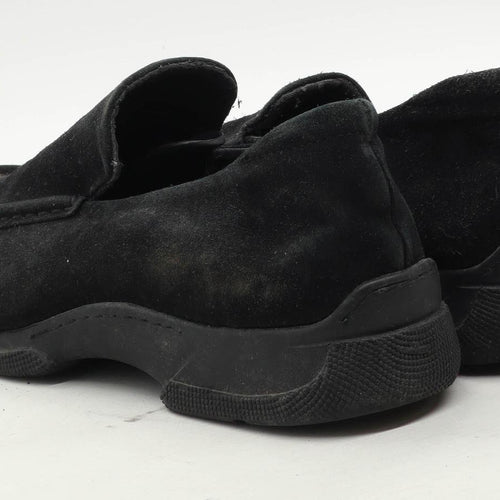 Louis Gianni Mens UK Size 9 Black Suede Casual Shoes
