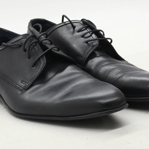 Zara Man Mens UK Size 6 Black Formal Shoes