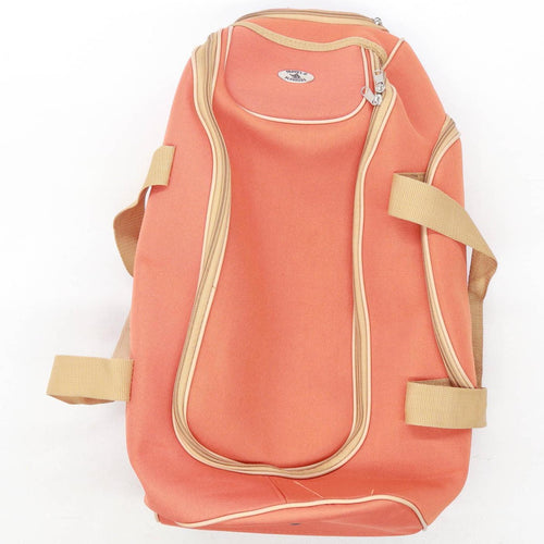 Travel & Pleasure Orange Synthetic Mens Travel Bag