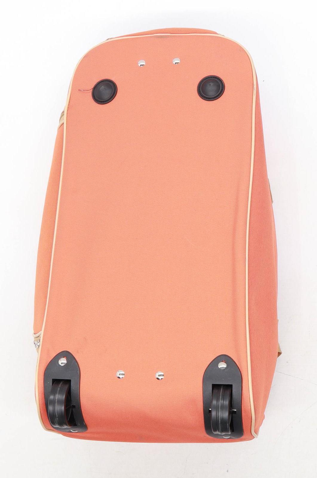 Travel & Pleasure Orange Synthetic Mens Travel Bag