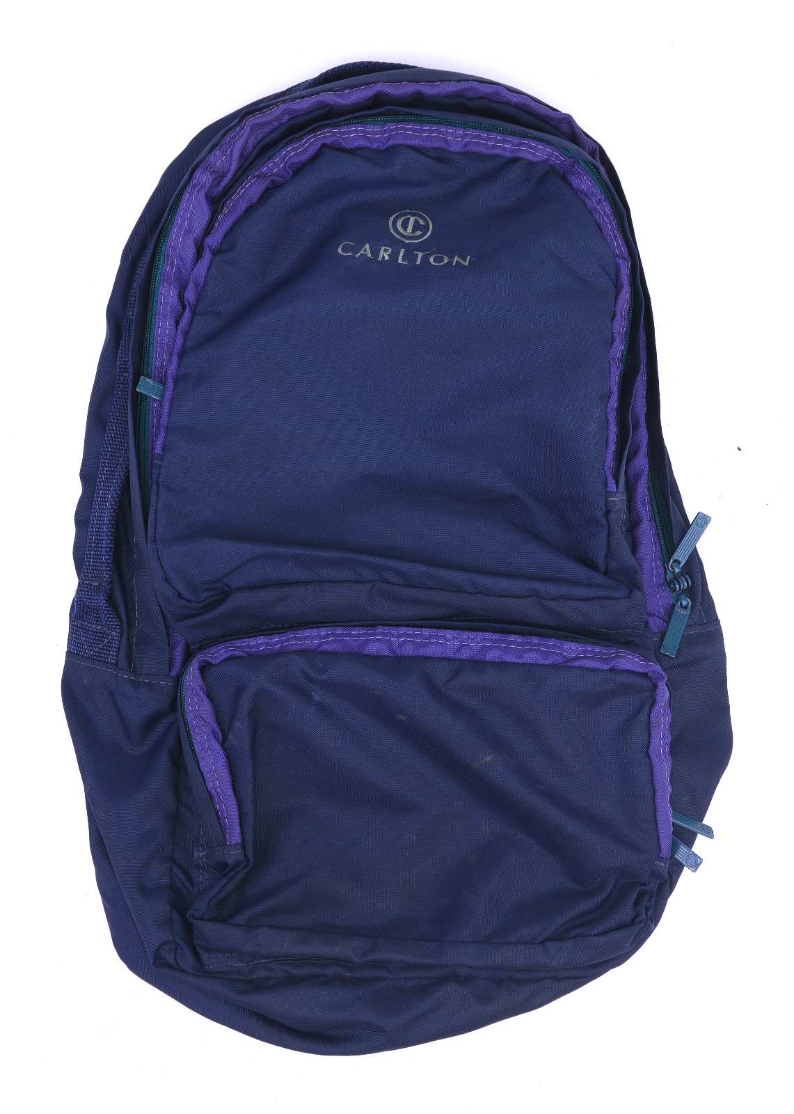 Carlton Graphic Blue Green Purple Adjustable Straps Mens Backpack