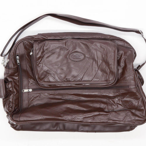 Cotton Traders Burgundy Leather Mens Bag