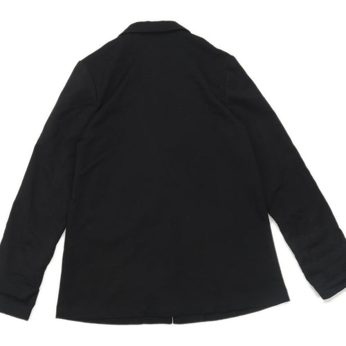 H&M Womens Size 12 Black Suit Jacket (Regular)
