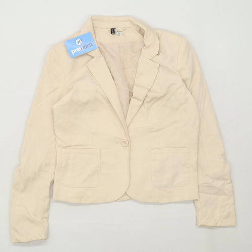 H&M Womens Size 10 Pink Blazer (Regular)