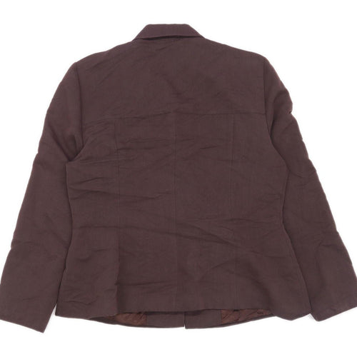 Bay Trading Company Womens Size 14 Brown Suit Jacket (Regular)