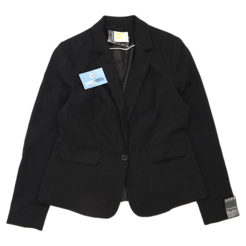 Primark Womens Size 14 Black Suit Jacket (Regular)