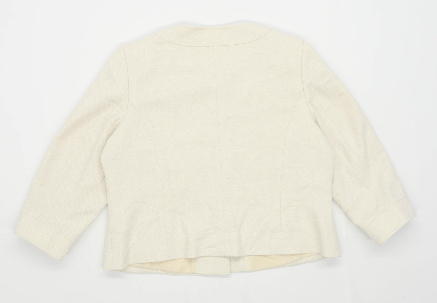 Papaya Womens Size 18 Cream Suit Jacket (Regular)