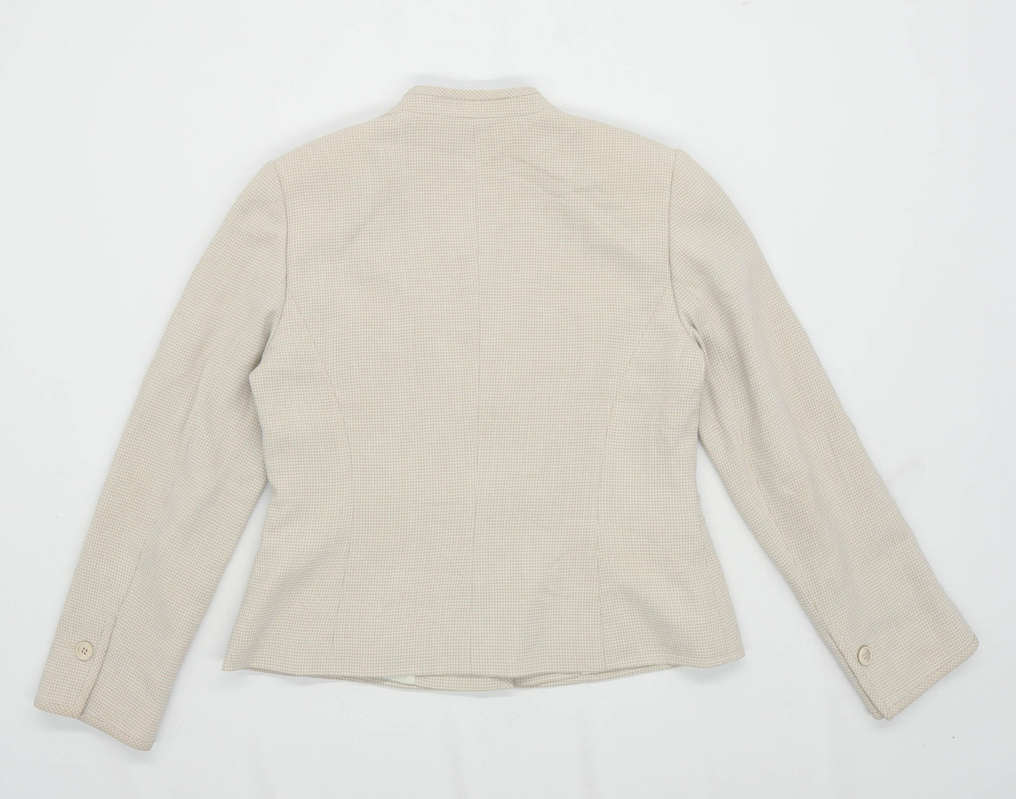 Precise Petite Womens Size 12 Cream Blazer (Regular)