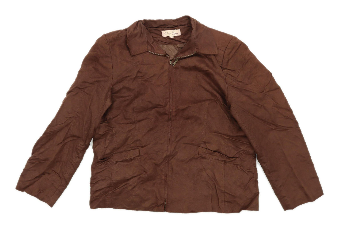 EWM Womens Size 16 Brown Jacket