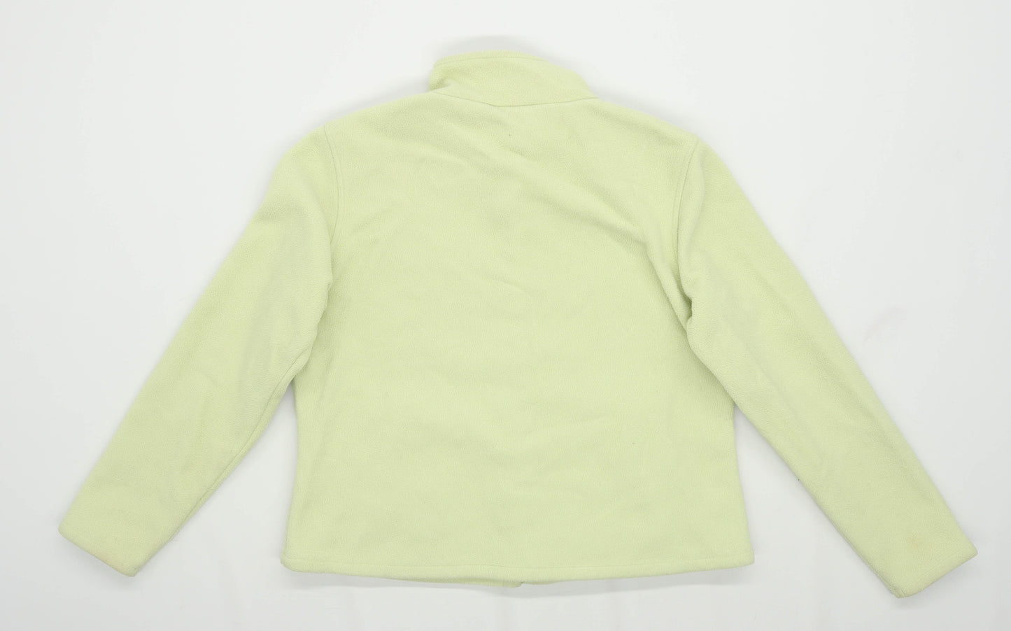 Principles Womens Size 14 Fleece Yellow Jacket