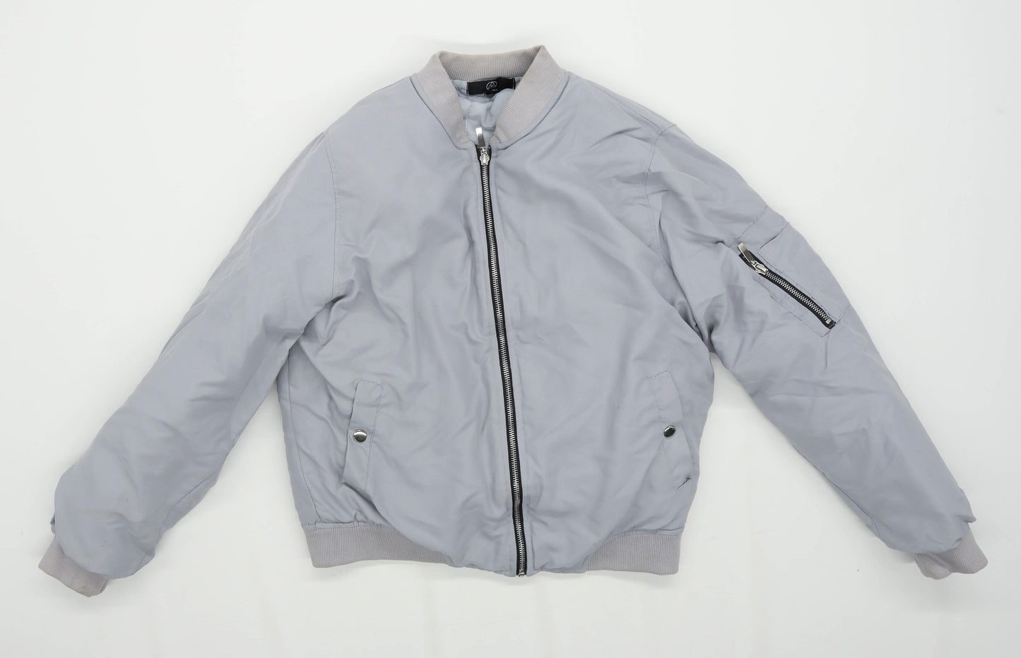 Missguided Womens Size 12 Grey Jacket