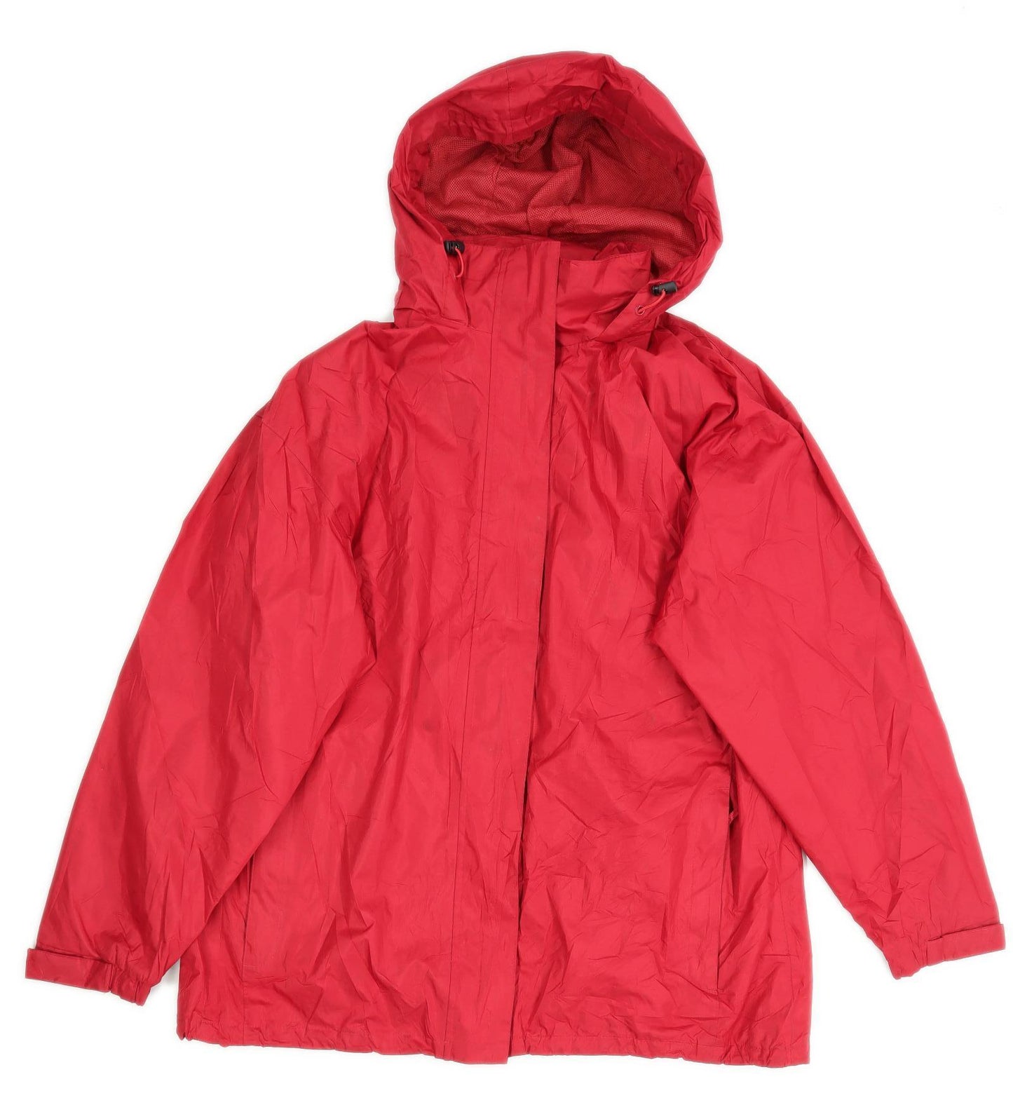 Alpine Womens Size L Red Raincoat