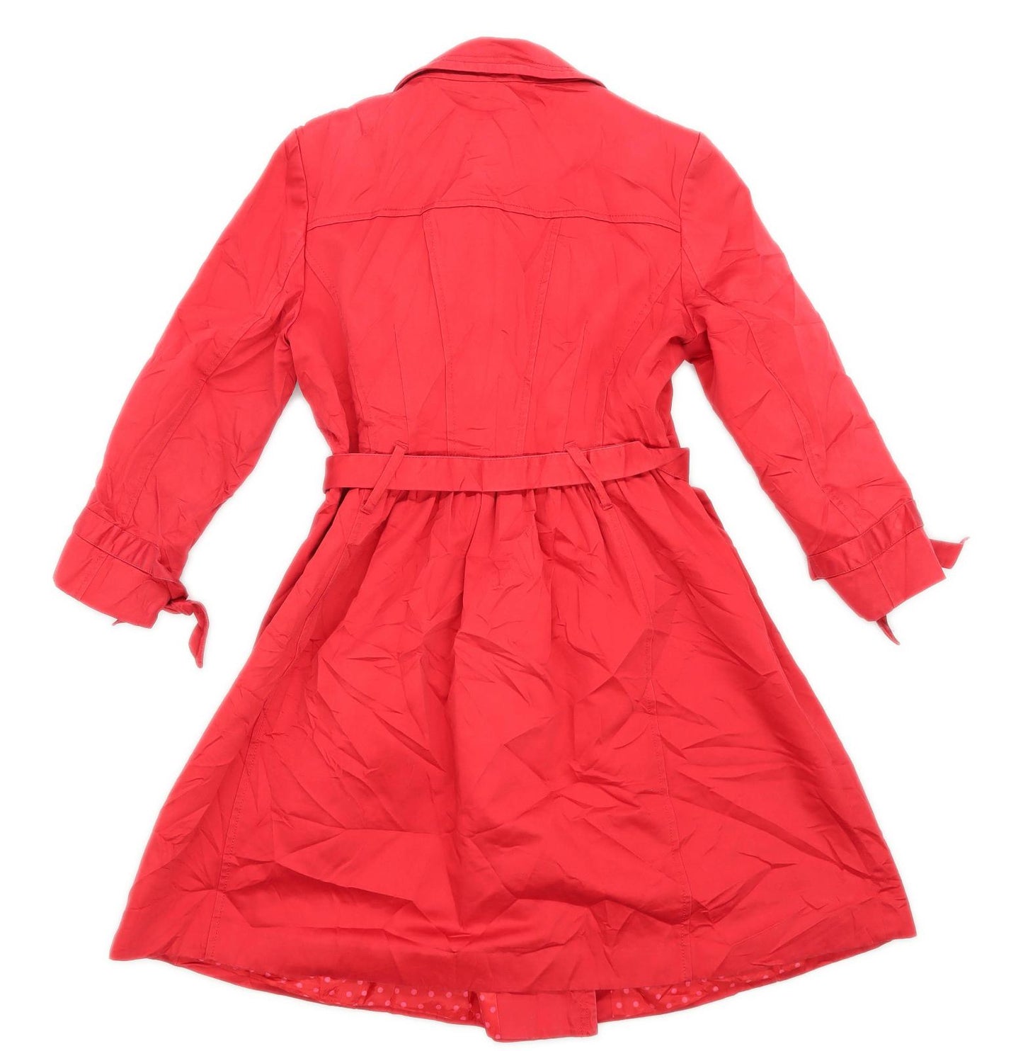 Next Womens Size 16 Cotton Red Coat