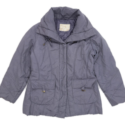 New Morrigan Womens Size XL Cotton Blend Grey Coat