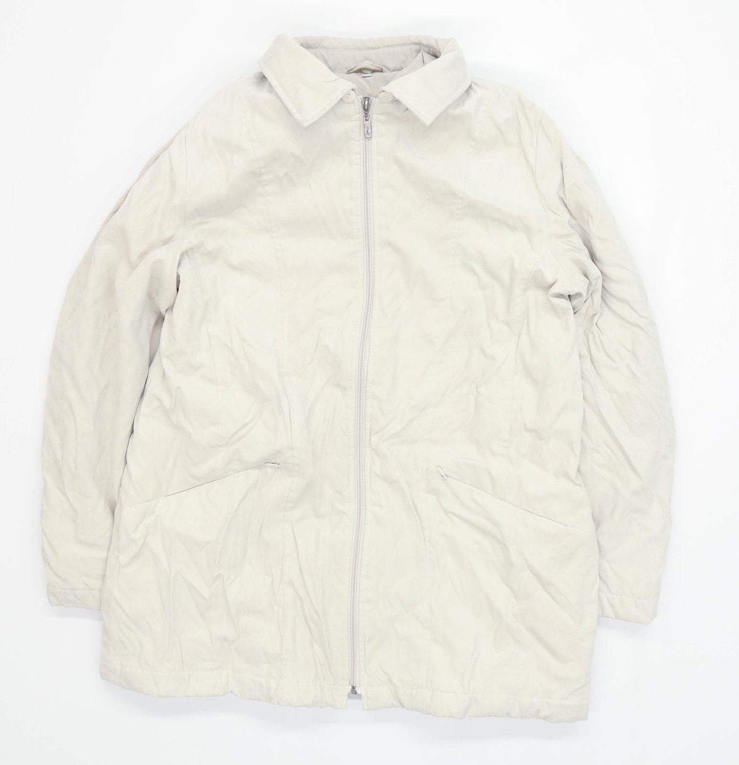 Klass Womens Size M Cream Jacket