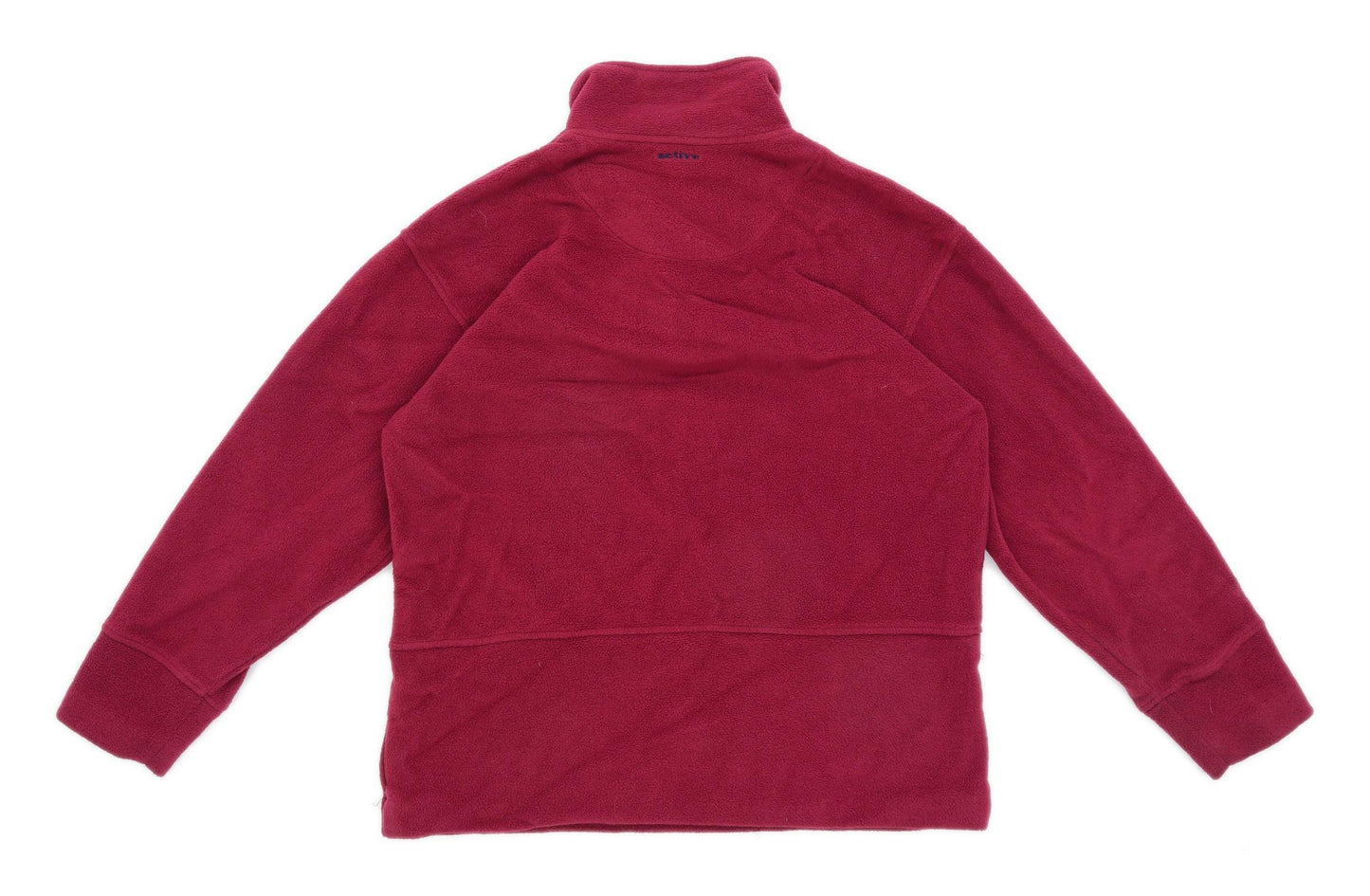 Active Womens Size M Fleece Red Jacket