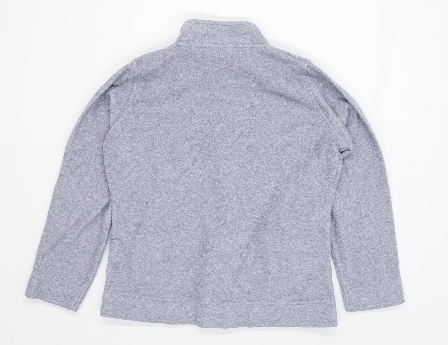 Isle Womens Size M Grey Fleece Jacket
