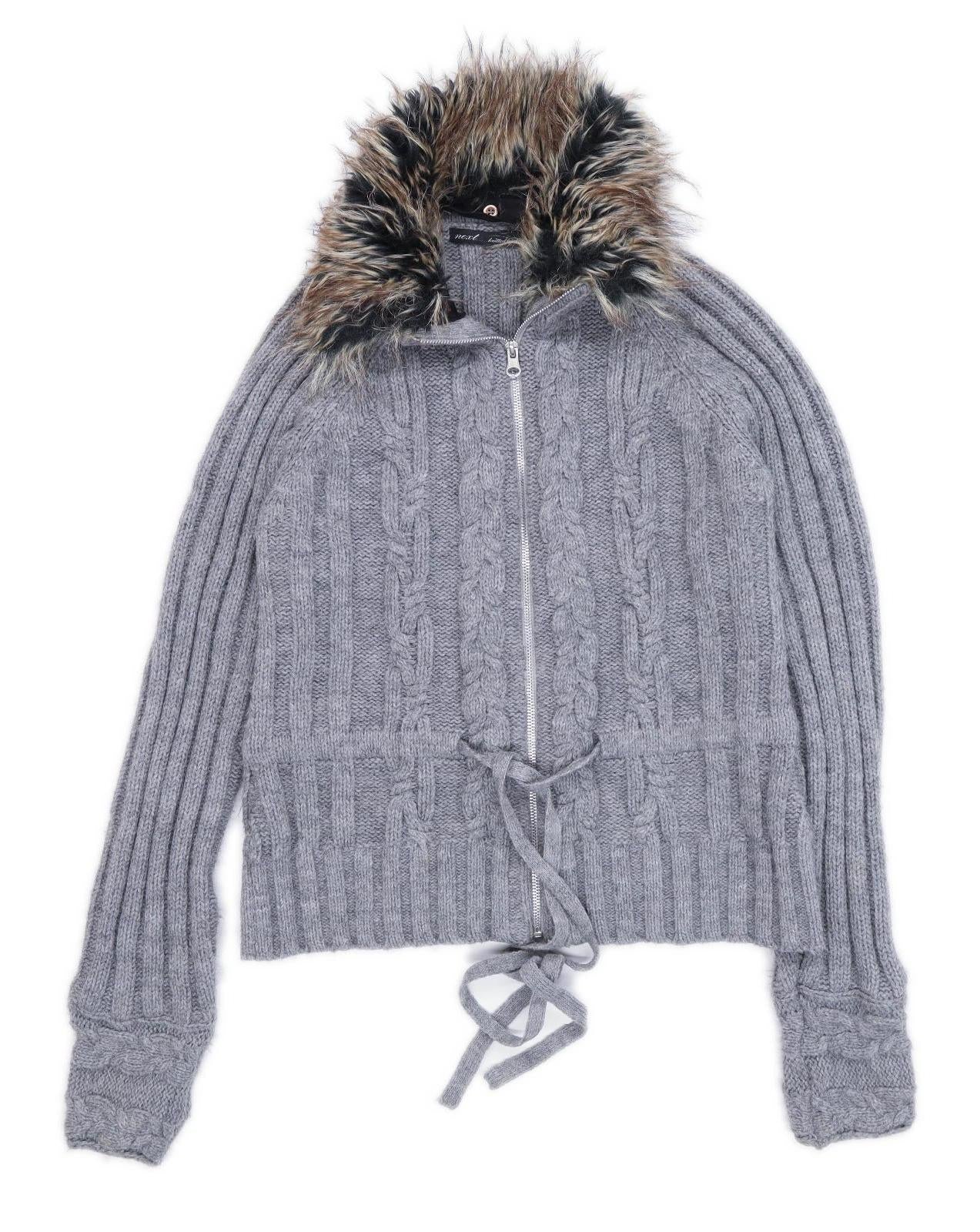 Next Womens Size 14 Grey Jacket