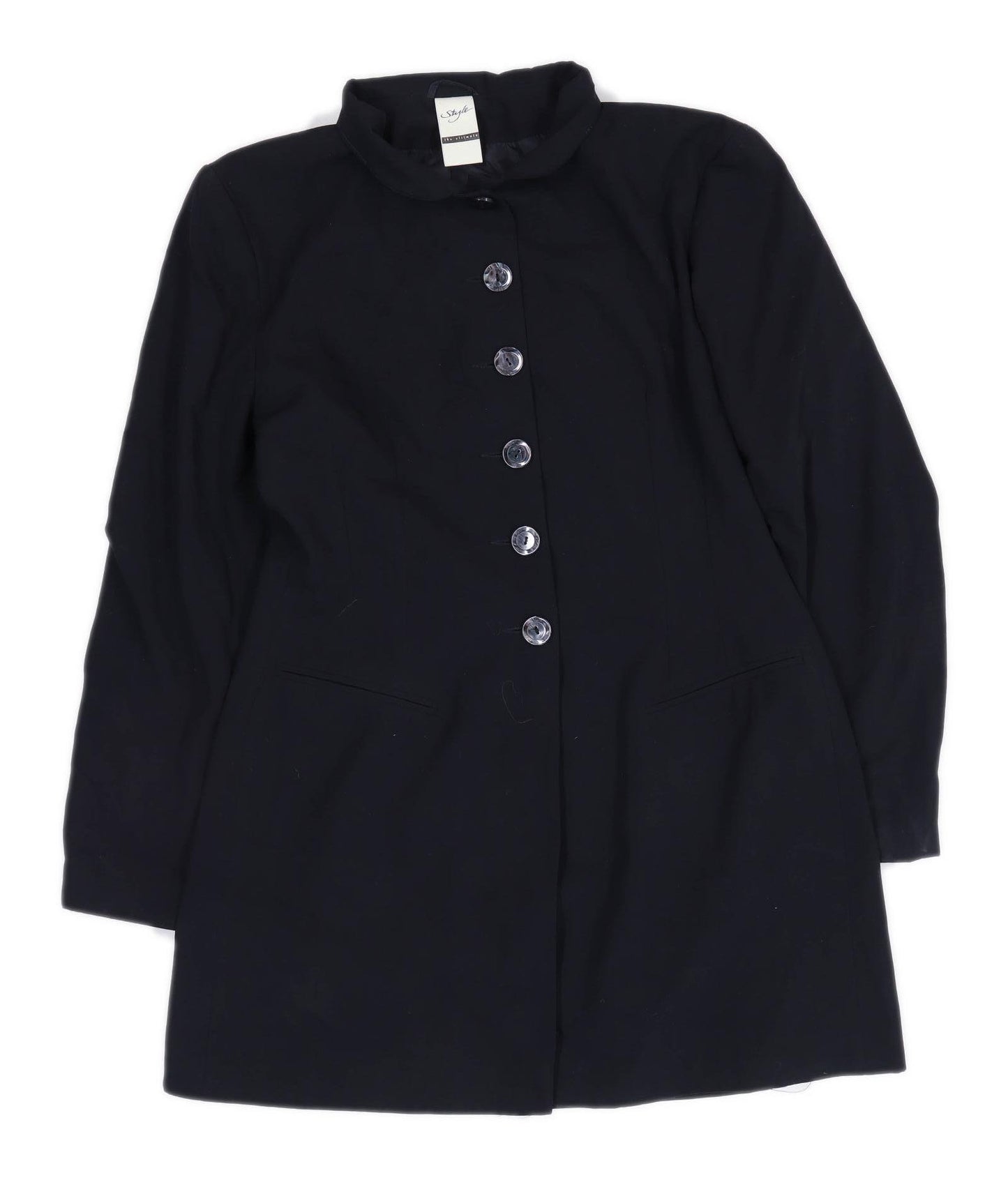 Style Womens Size 14 Black Jacket