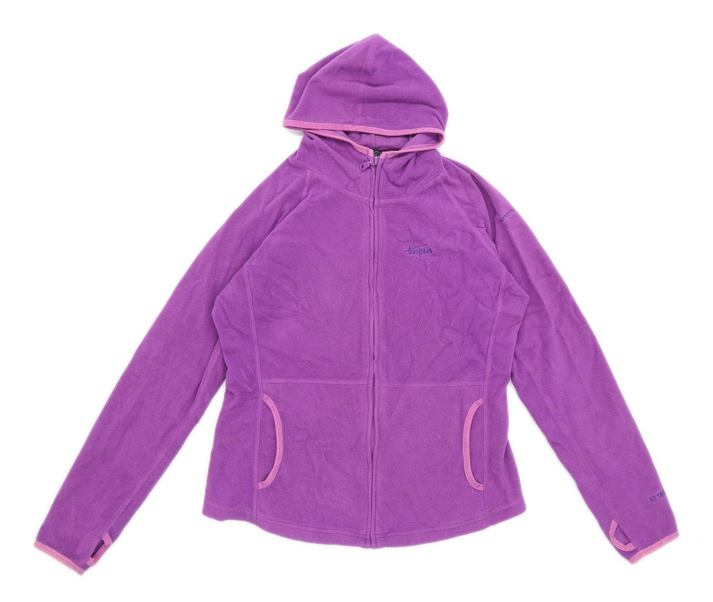 Trespass Womens Size M Fleece Purple Jacket
