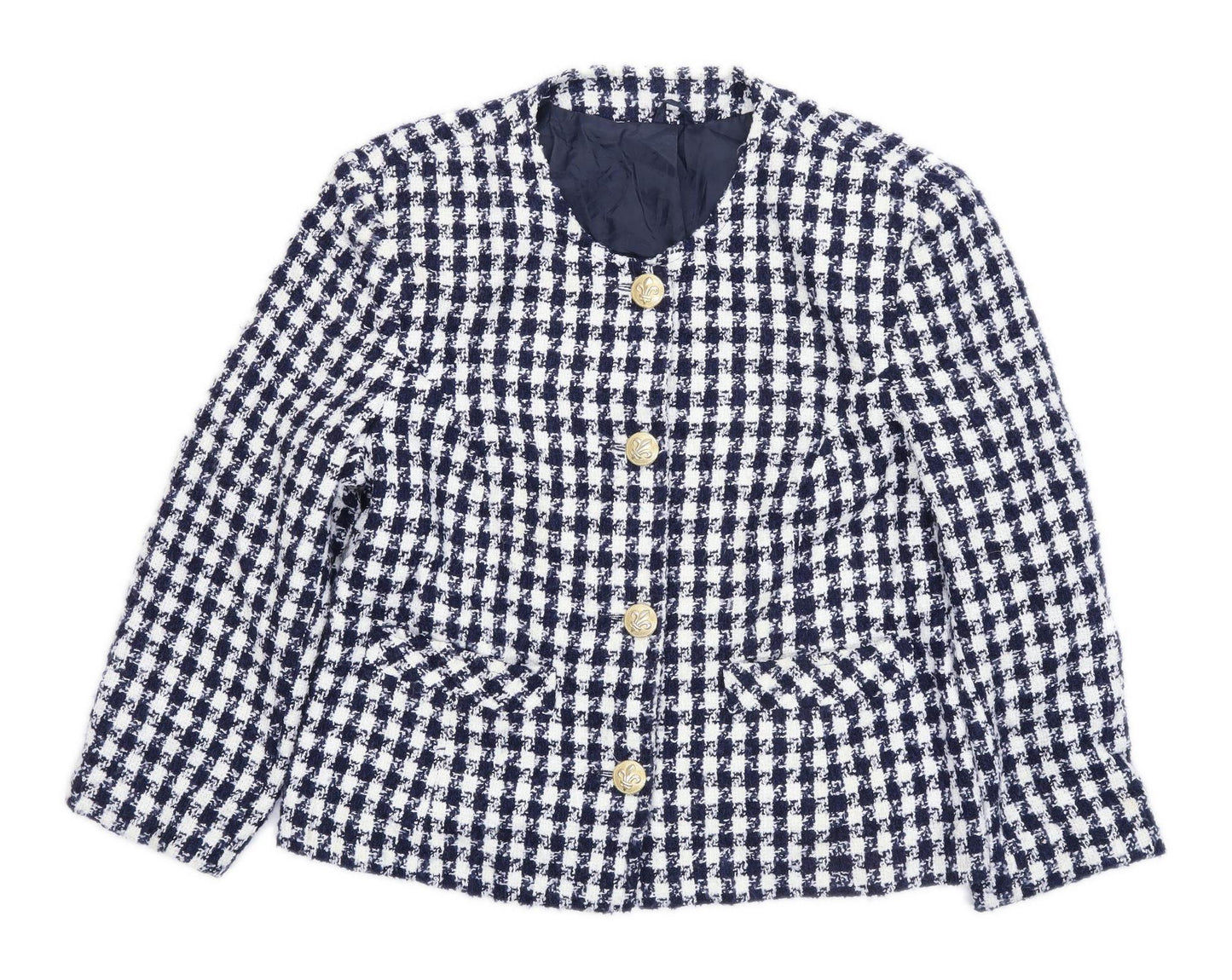 C&A Womens Size 12 Check Multi-Coloured Jacket