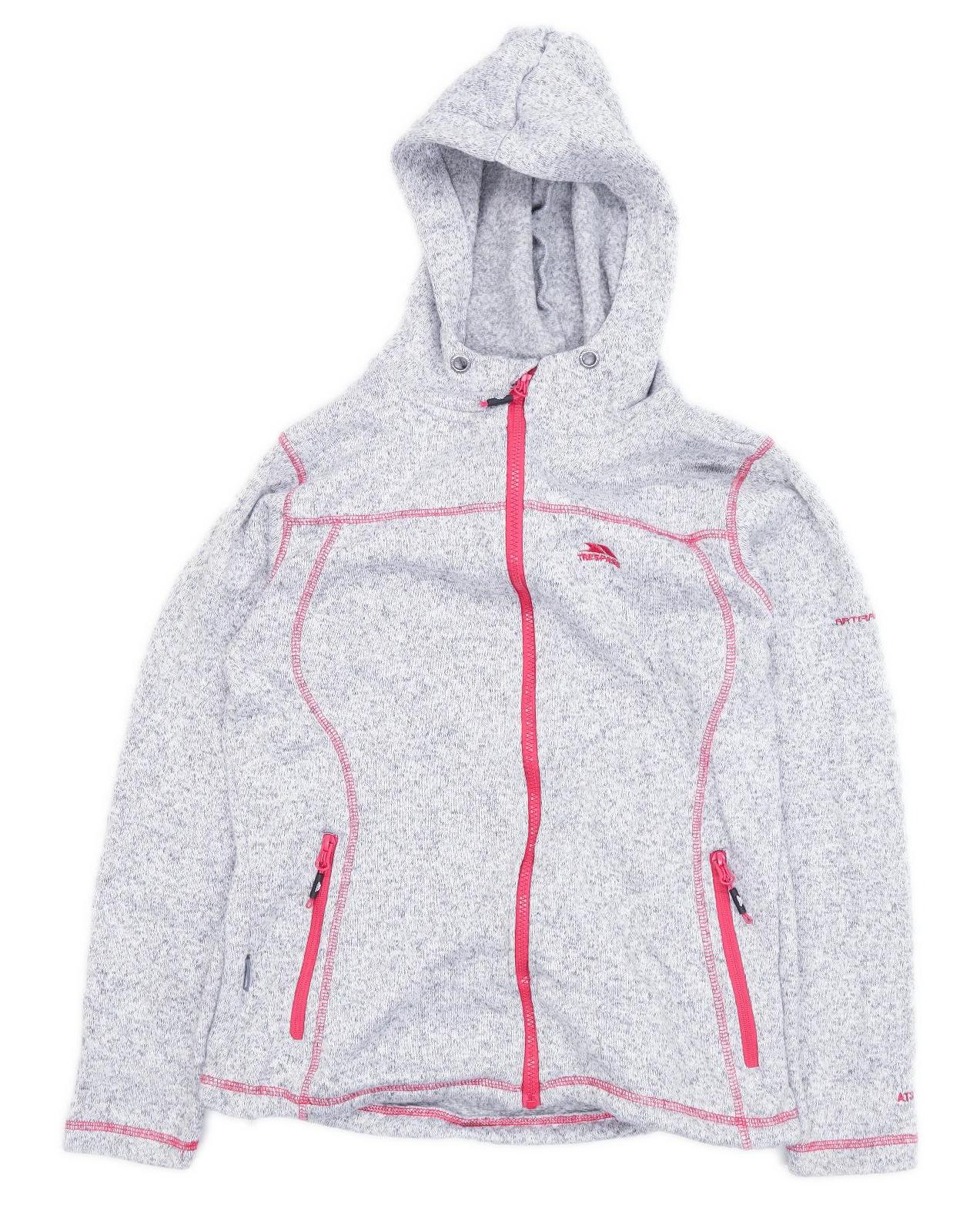Trespass Womens Size L Grey Fleece Jacket