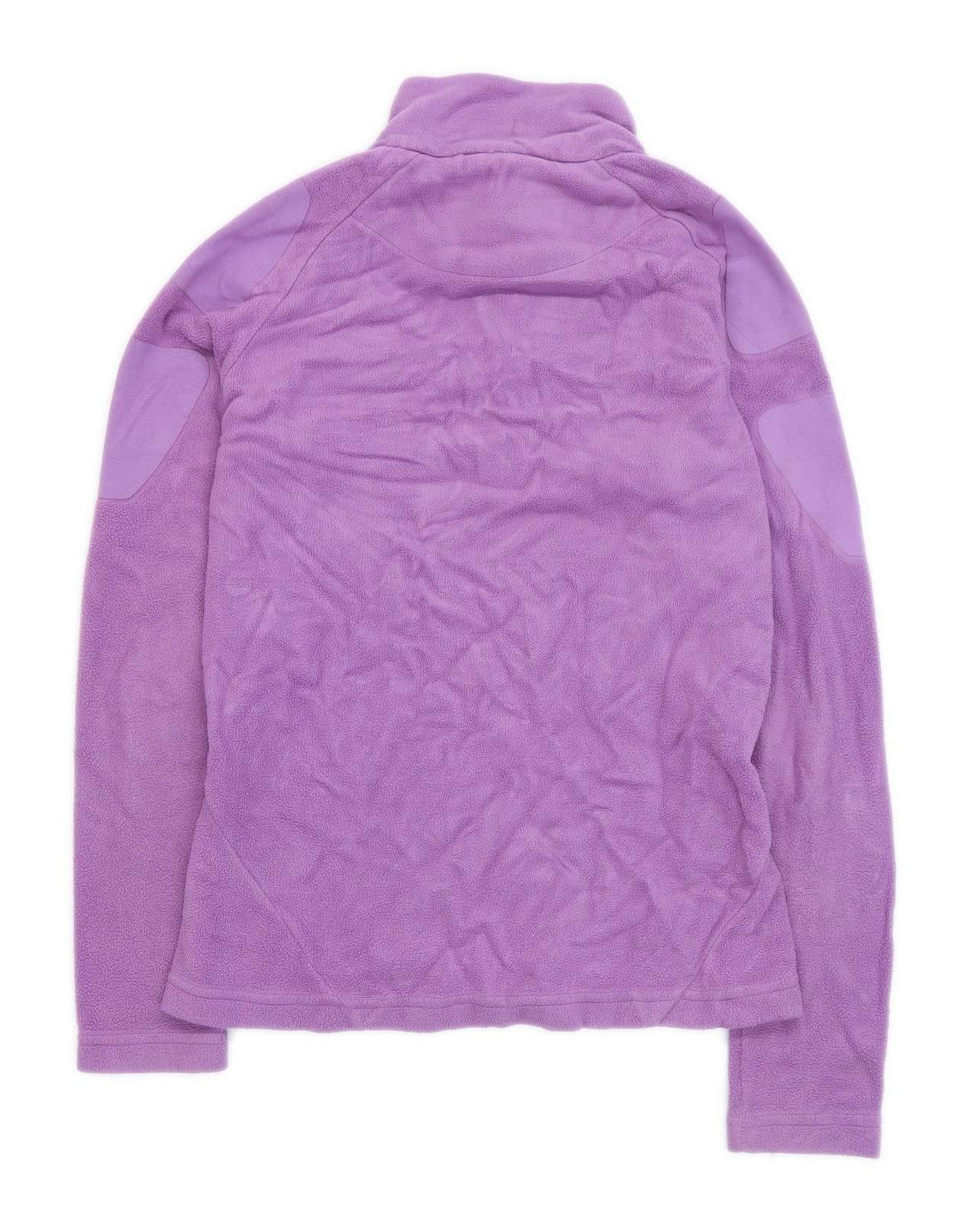 Fat Face Womens Size 8 Purple Fleece Jacket