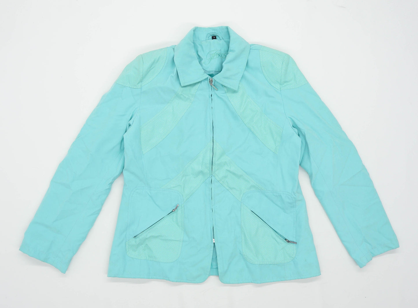 Finesse Womens Size 12 Green Jacket