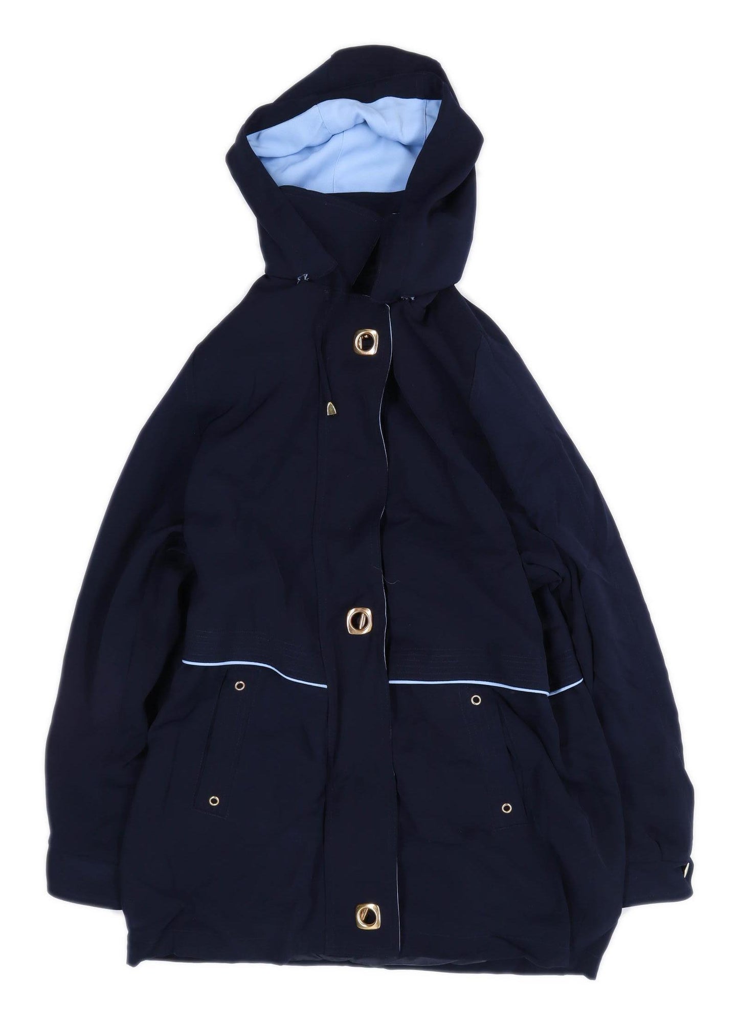 David Barry Womens Size 12 Blue Jacket