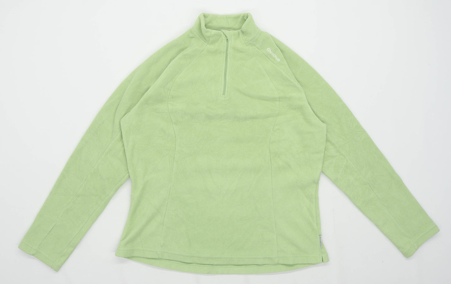 Quechua Womens Size L Fleece Green Jacket