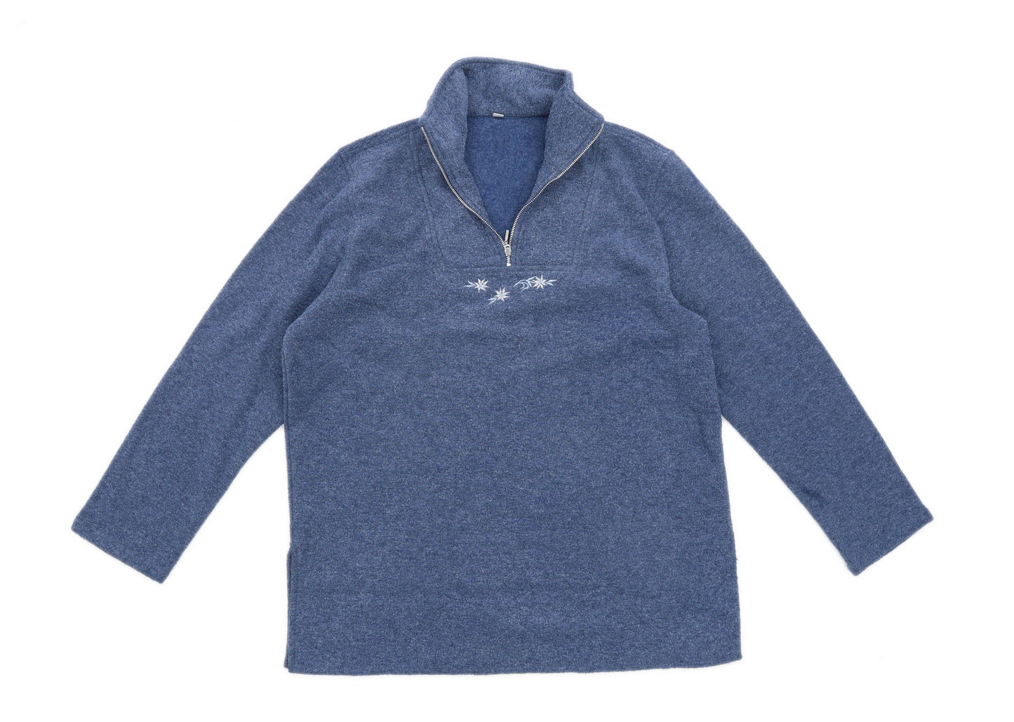 Preworn Womens Size M Fleece Blue Jacket