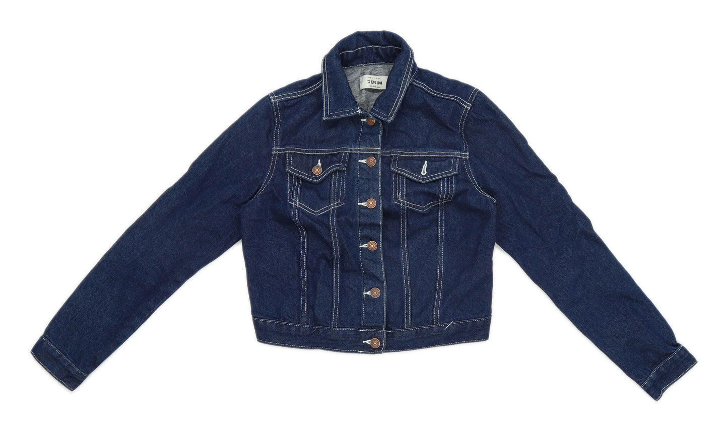 New Look Womens Size 18 Denim Blue Jacket